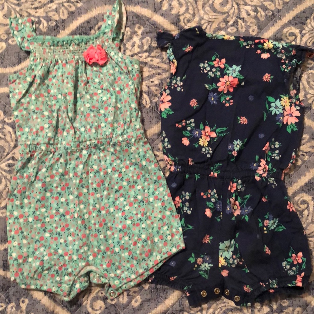 Two 18 M Carter’s Rompers